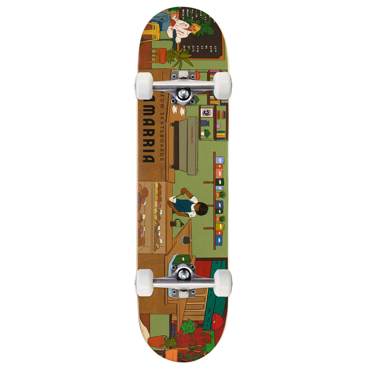 Meow Samarria Brevard Coffee Shop Skateboard Complete - 8.00