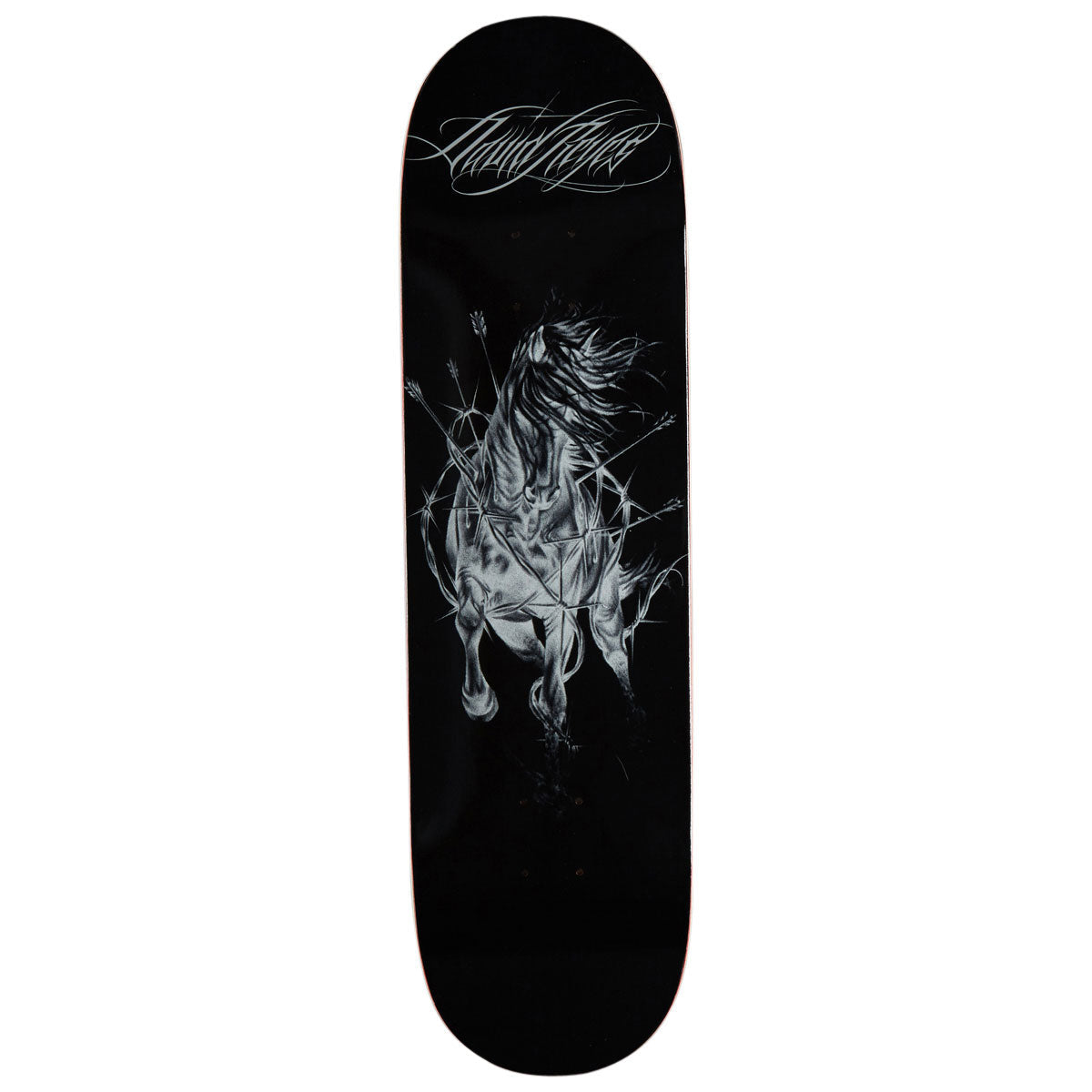 Zero Reyes Wild Heart Skateboard Deck - Black - 8.50