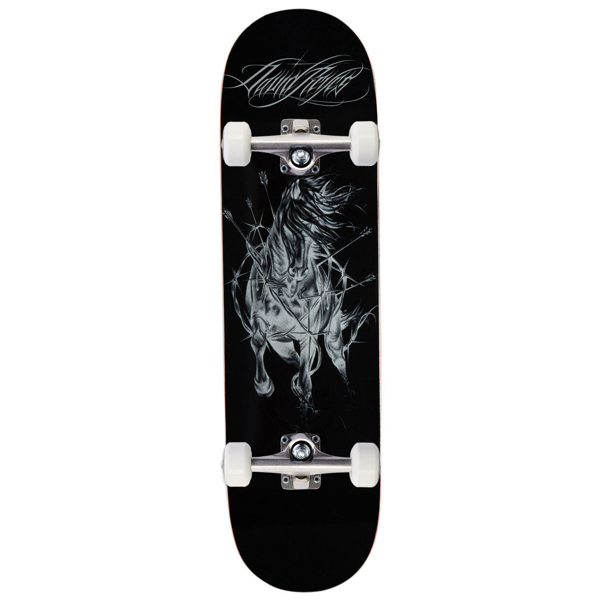 Zero Reyes Wild Heart Skateboard Complete - Black - 8.50