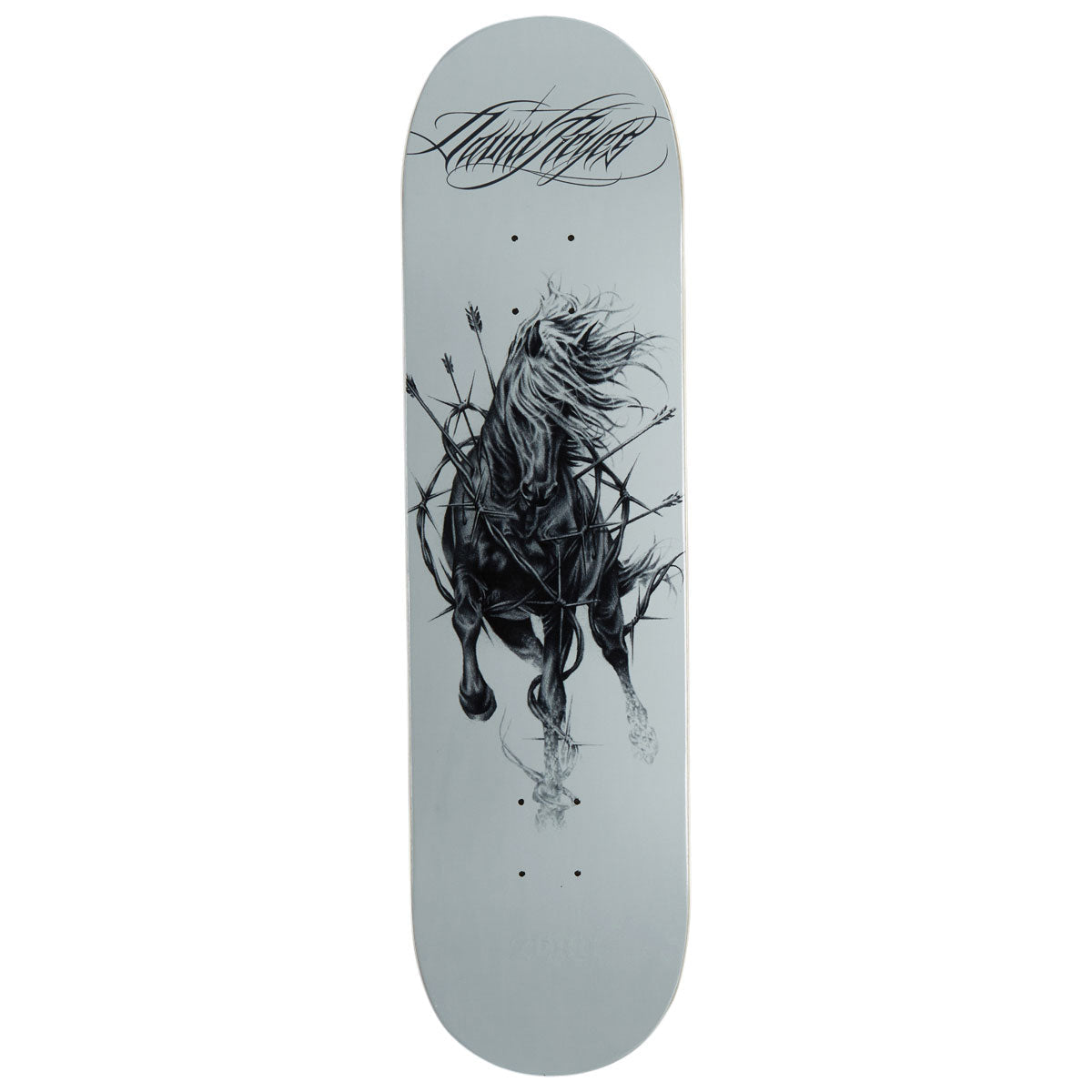Zero Reyes Wild Heart Skateboard Deck - White - 8.25