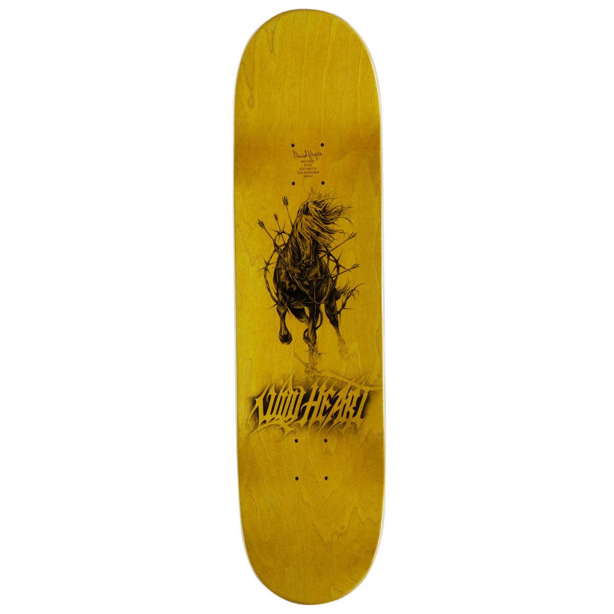Zero Reyes Wild Heart Skateboard Complete - White - 8.25