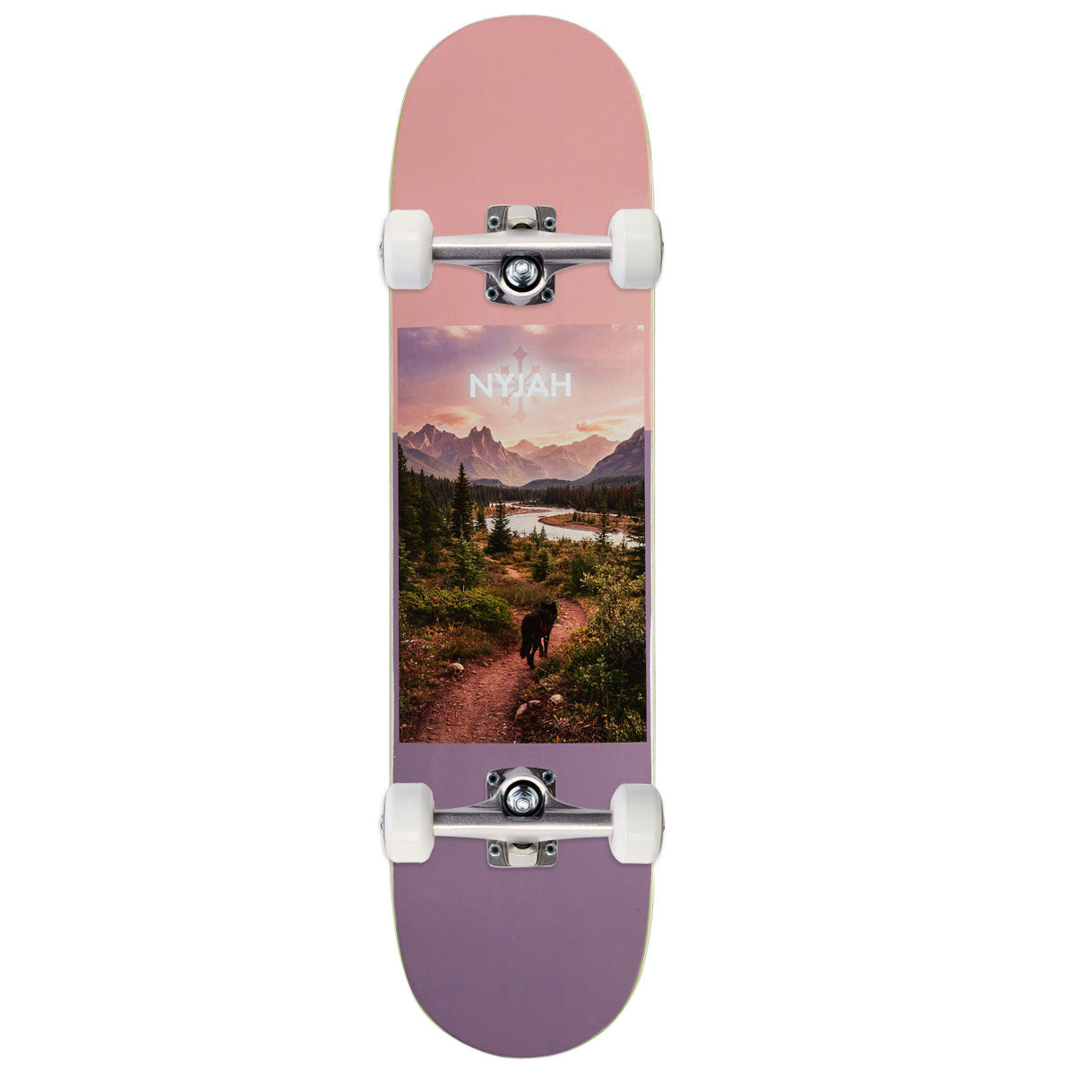 Disorder Lone Wolf Nyjah Huston Skateboard Complete - Assorted - 7.75