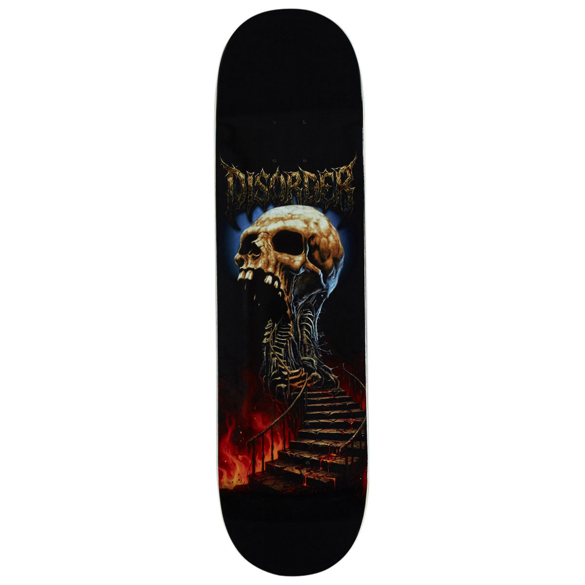 Disorder Stairway To Hell Skateboard Deck - Black - 8.25