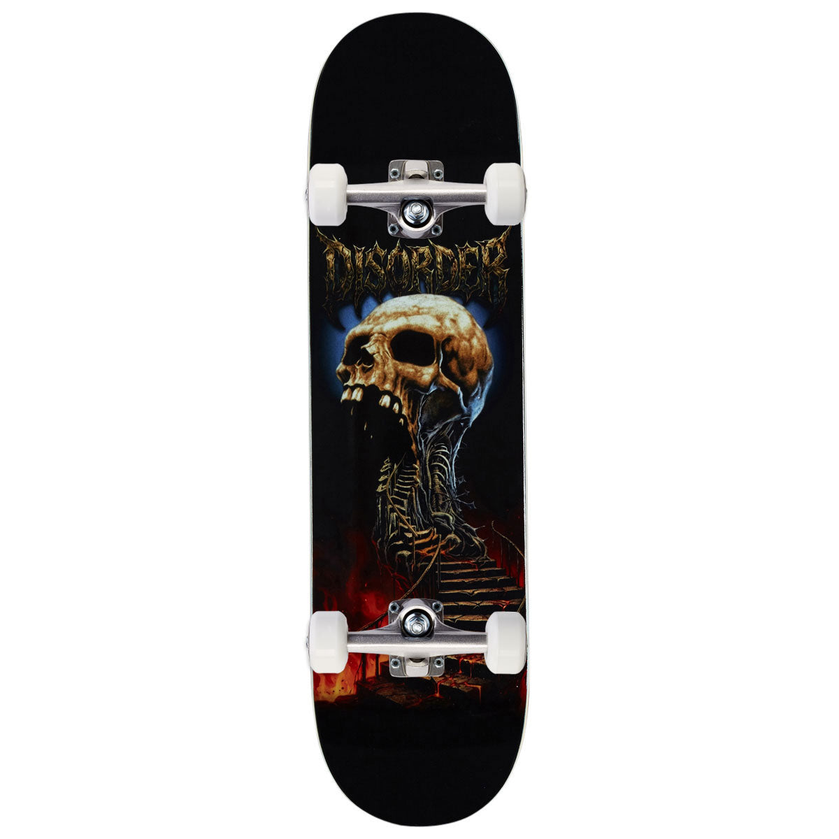 Disorder Stairway To Hell Skateboard Complete - Black - 8.25