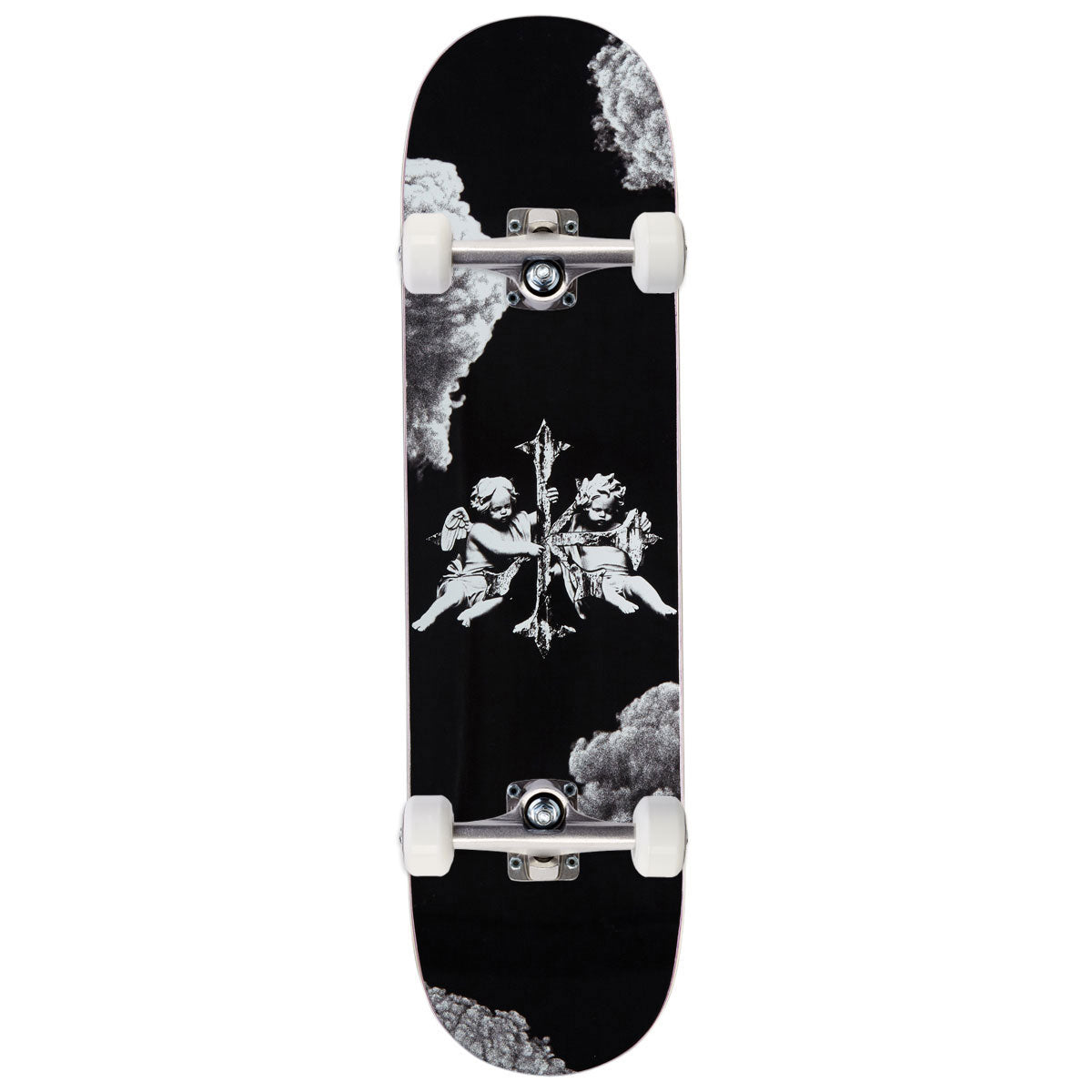 Disorder Lost Angels Skateboard Complete - Black/White - 8.00