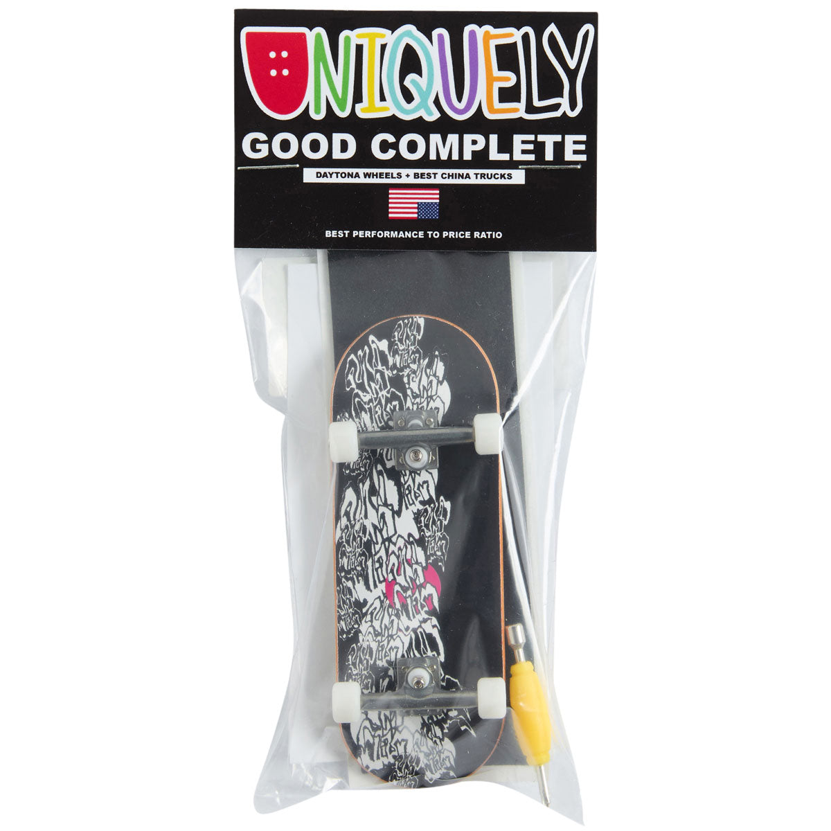 Unique Pile Juvie Fingerboard Complete - Black - 32mm image 4