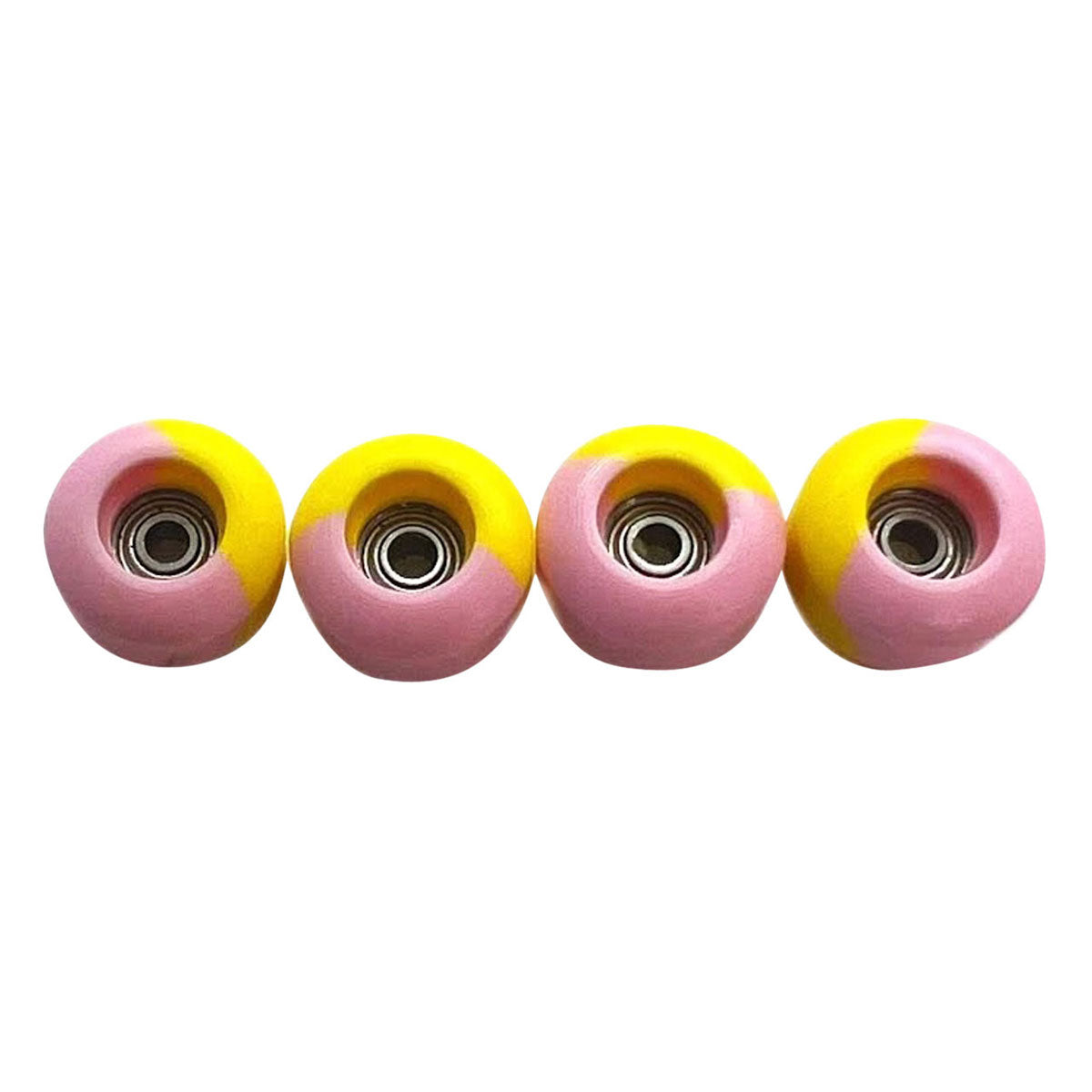 LC Boards Street Shape Urethane Pro 65D Fingerboard Wheels - Starburst image 1
