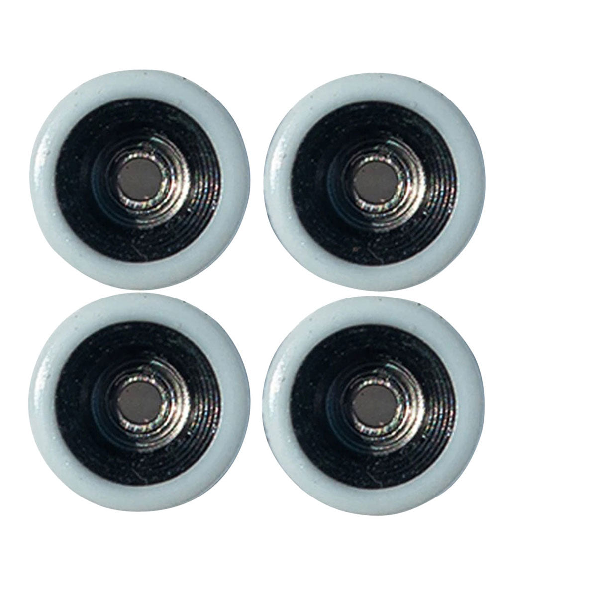 LC Boards Dual Core Urethane Pro 65D Fingerboard Wheels - White/Black image 1