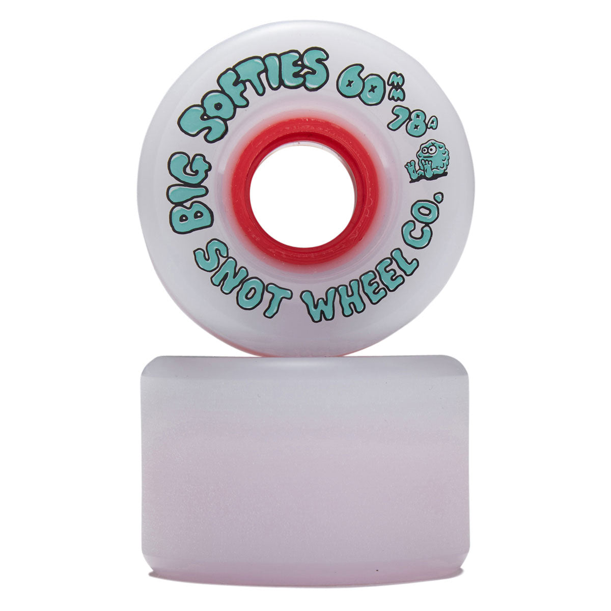 Snot Big Softies 78a Skateboard Wheels - Pink - 60mm image 2