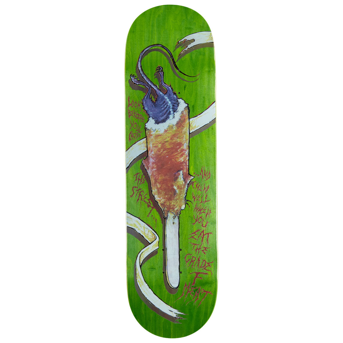 Bacon Corn Dog Skateboard Deck - 8.75