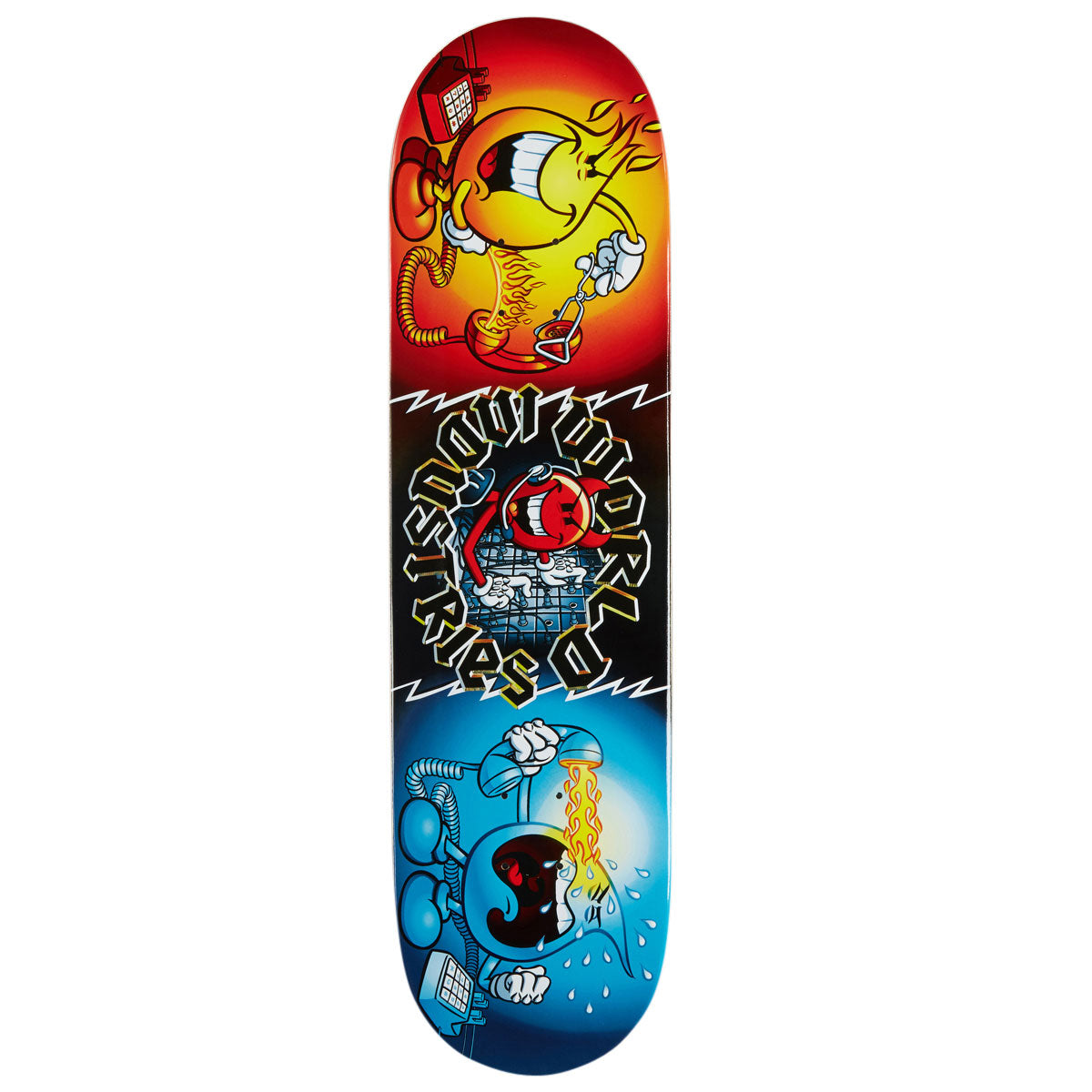 World Industries Crank Call Skateboard Deck - Multi - 8.30