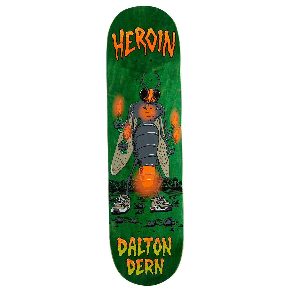 Heroin Dalton Dern Bug Skateboard Deck - 8.38
