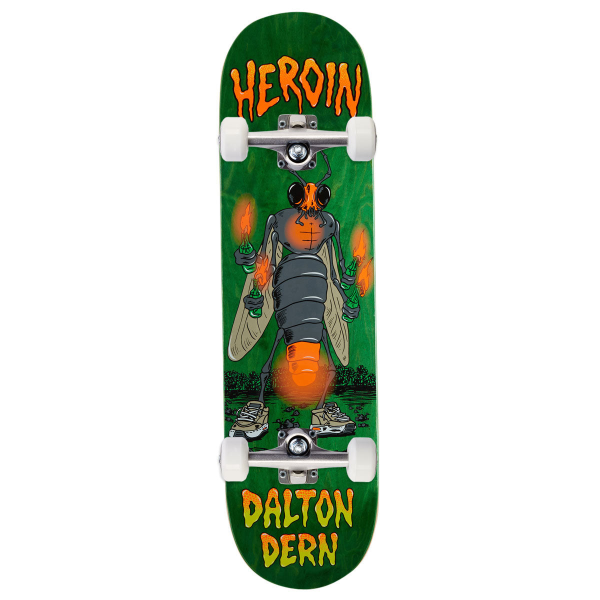 Heroin Dalton Dern Bug Skateboard Complete - 8.38