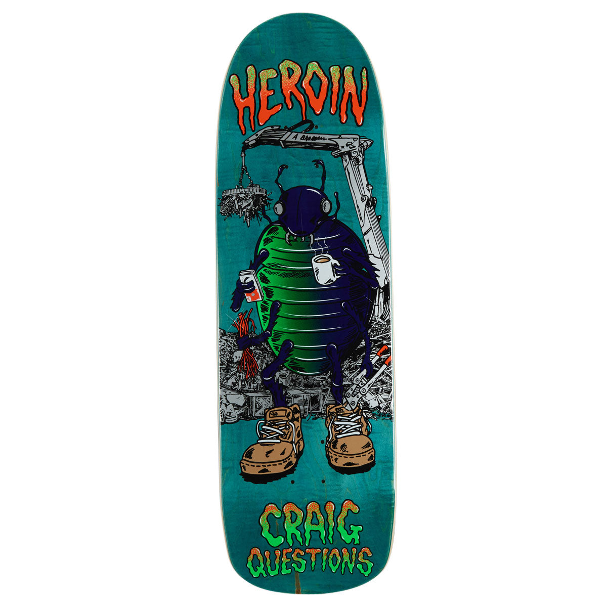 Heroin Craig Questions Bug Skateboard Deck - 9.60