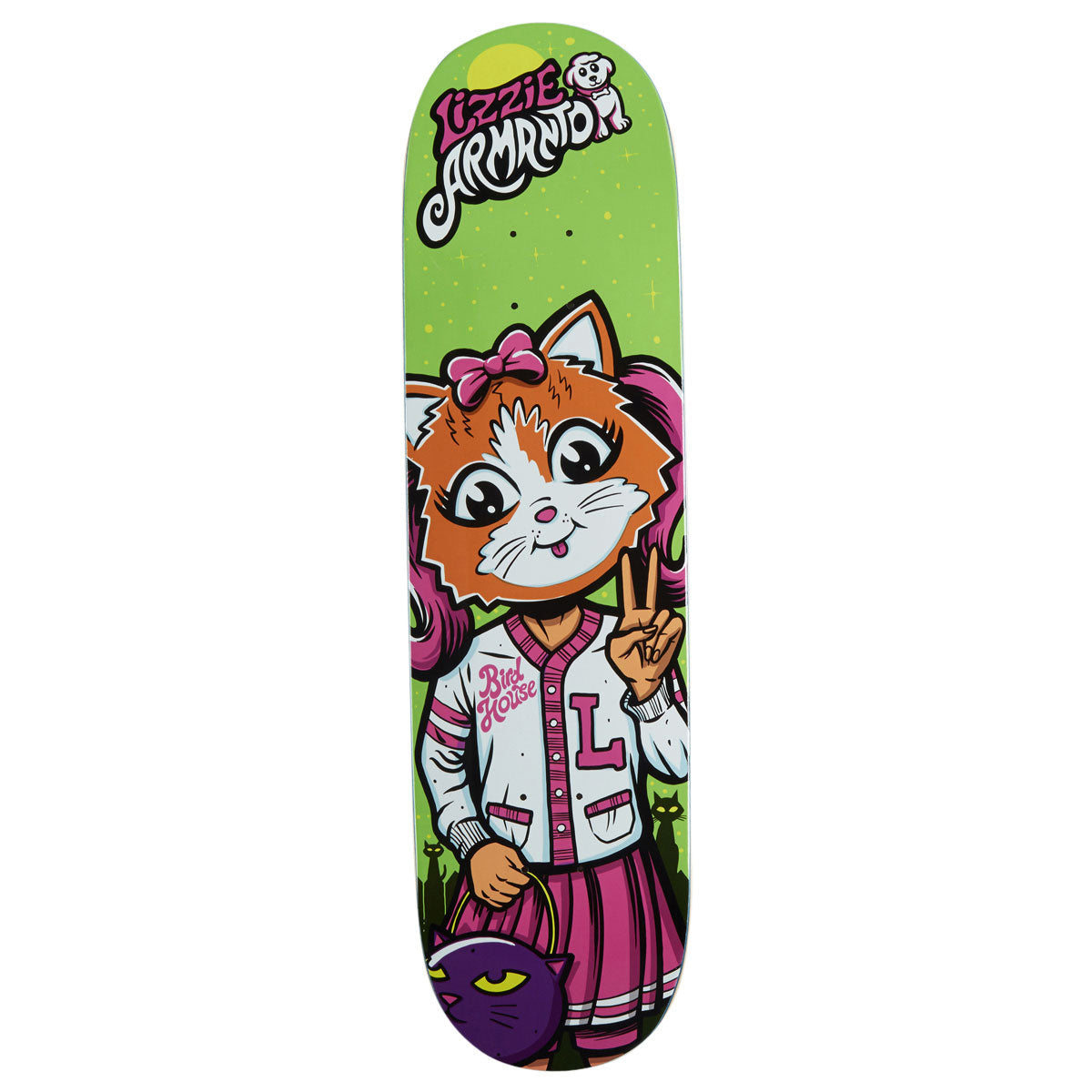 Birdhouse Lizzie Armanto Hallows Eve Skateboard Deck - 8.25