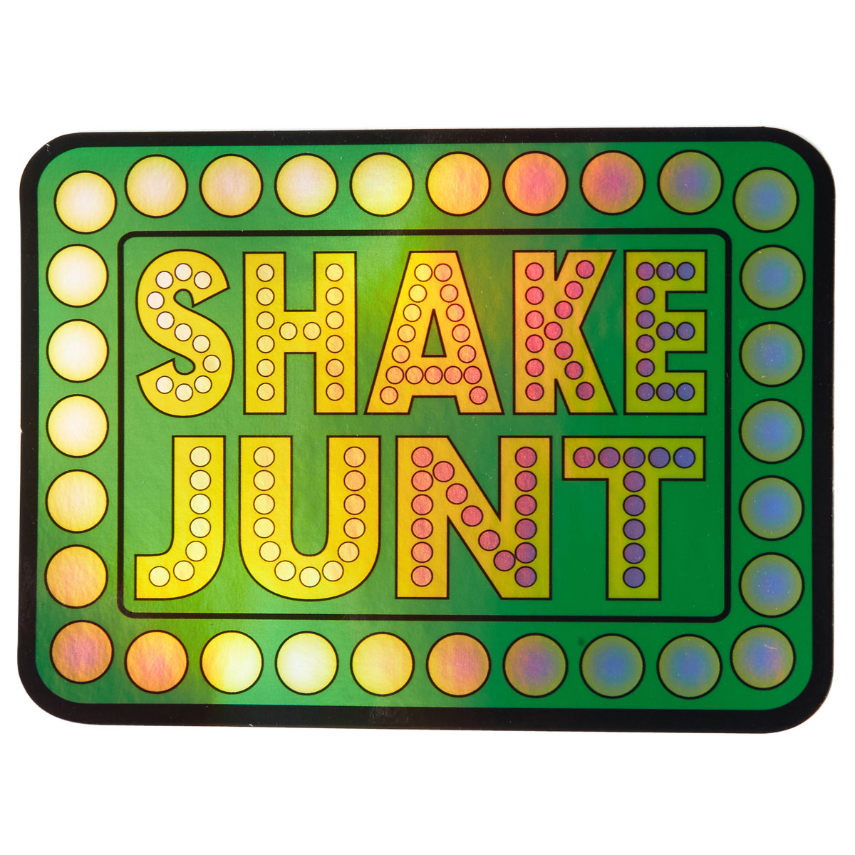 Shake Junt Box Logo Hologram Sticker image 1