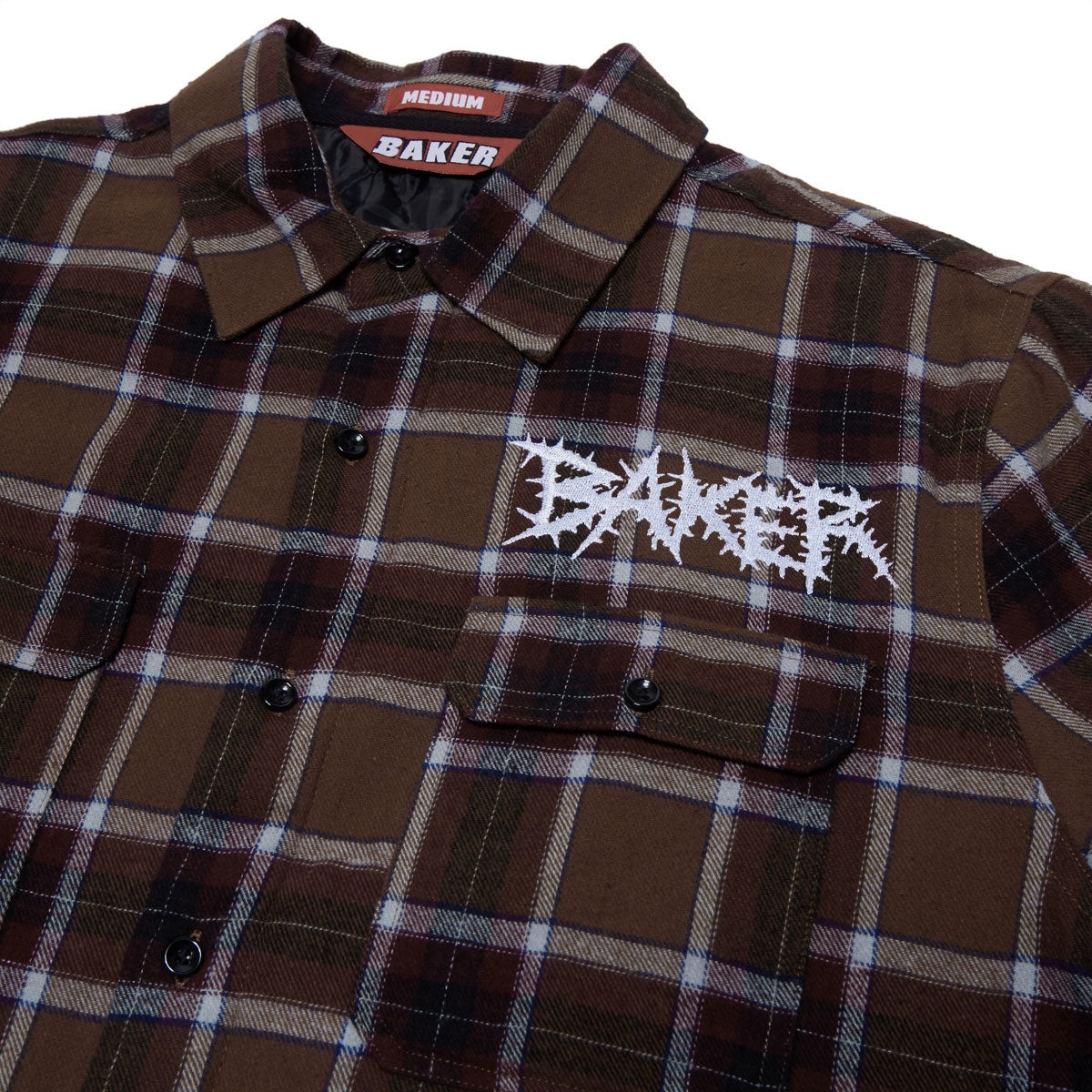 Baker Thorns Flannel Jacket - Brown image 3