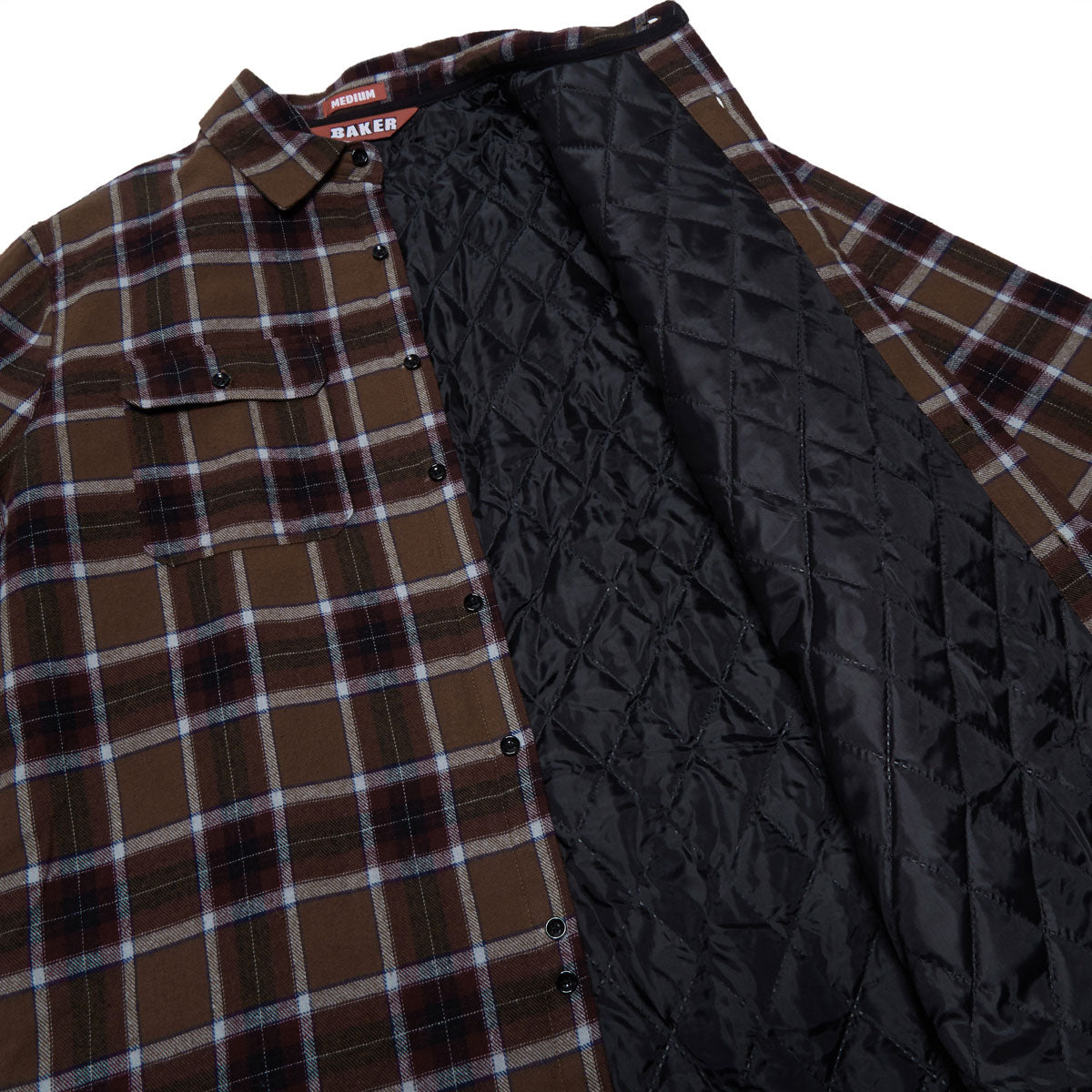 Baker Thorns Flannel Jacket - Brown image 4