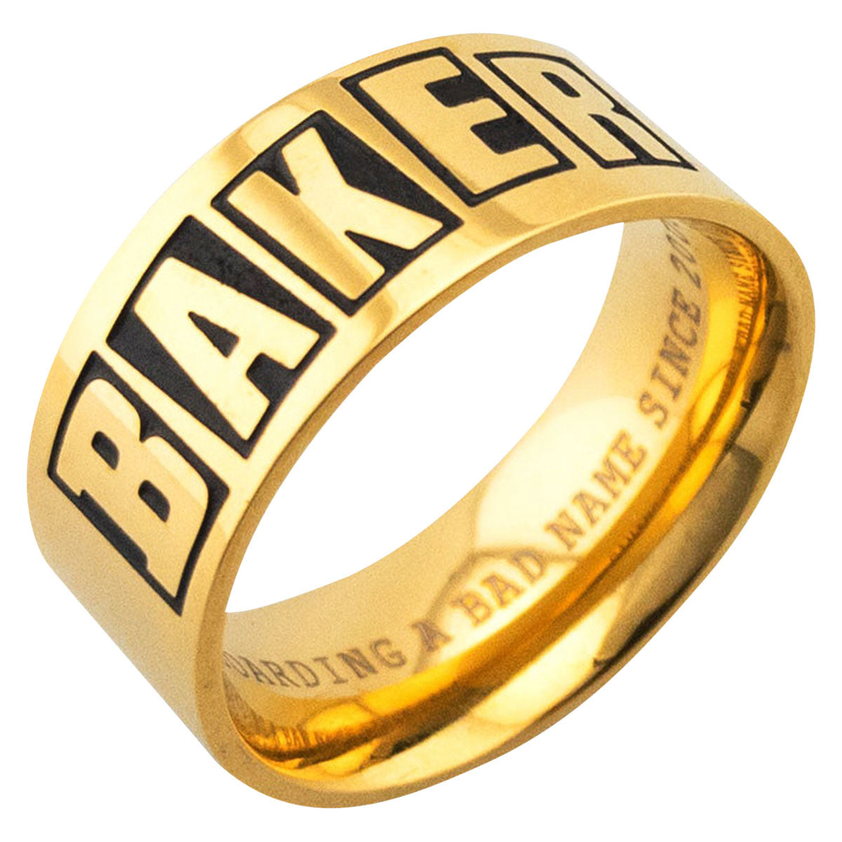 Baker Brand Logo Ring - Gold image 1