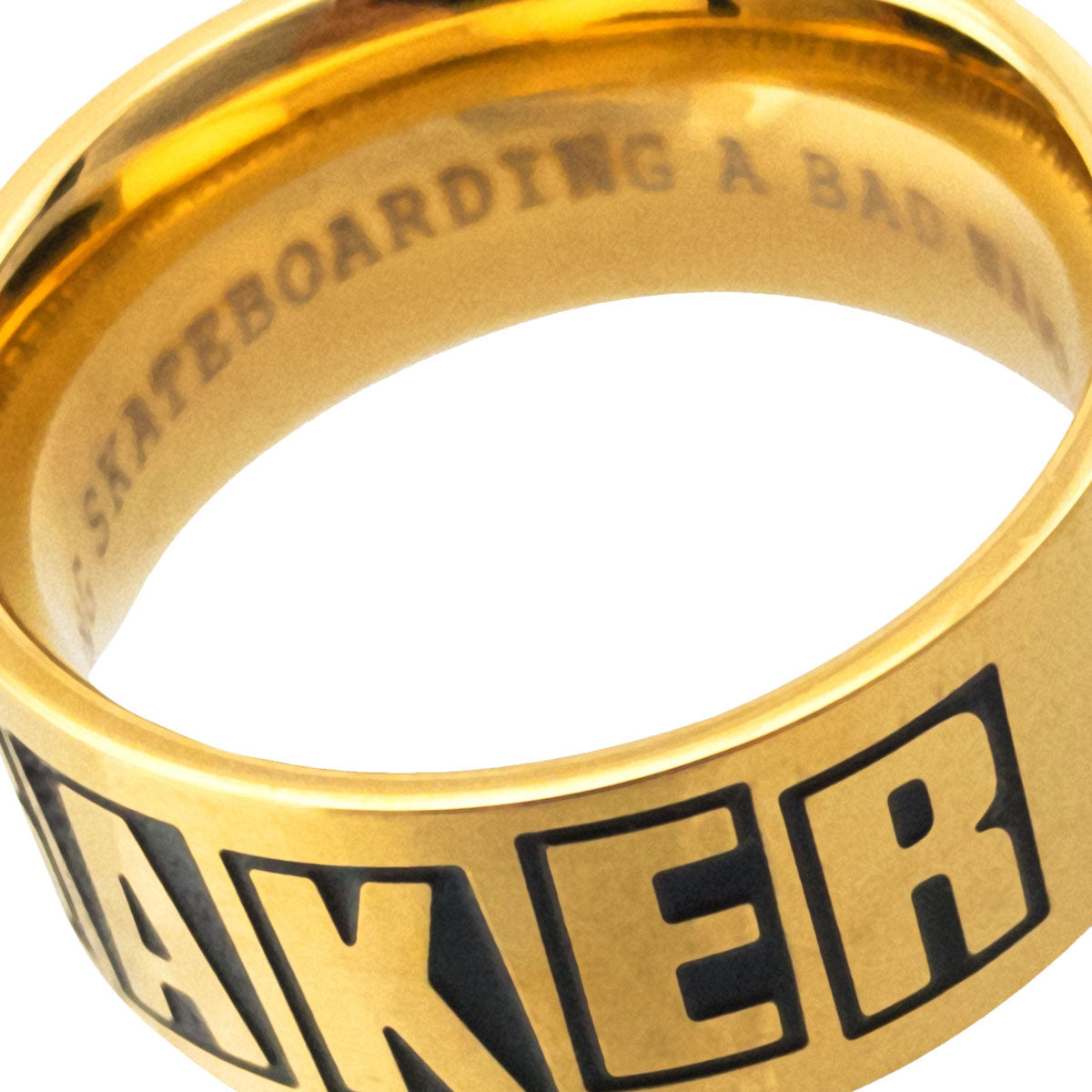 Baker Brand Logo Ring - Gold image 3