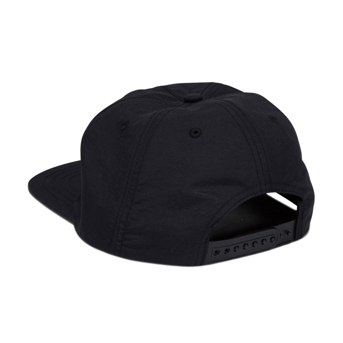 Snot Booger Logo Nylon Snapback Hat - Black image 2