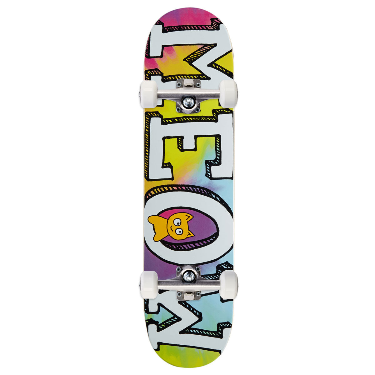 Meow Logo Skateboard Complete - Tie Dye - 7.00