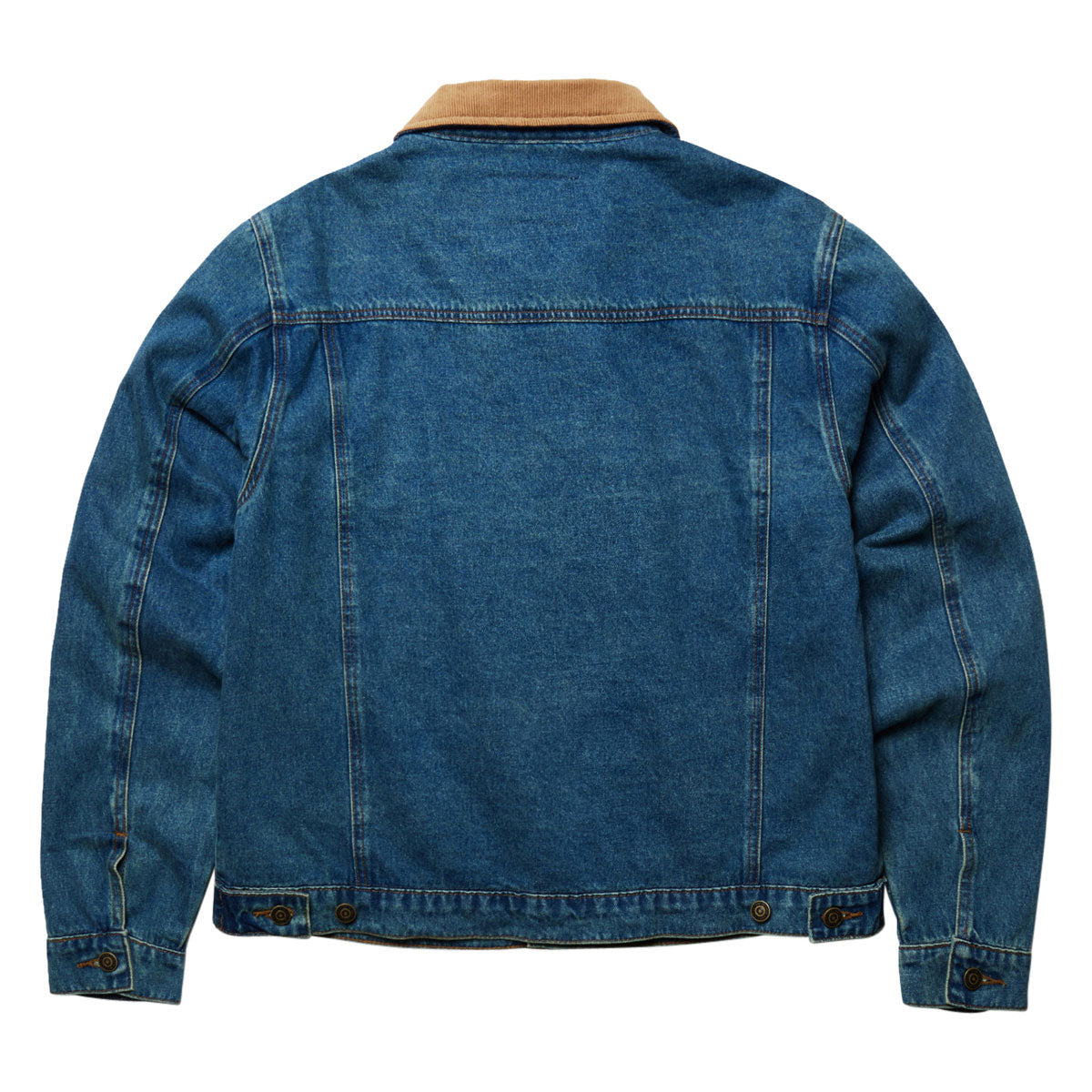 One Of These Days Lined Trucker Jacket - Washed Denim image 3