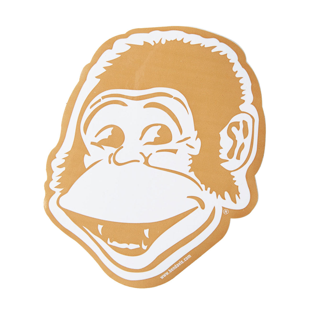 Ben Davis Gorilla Sticker - Tan image 1