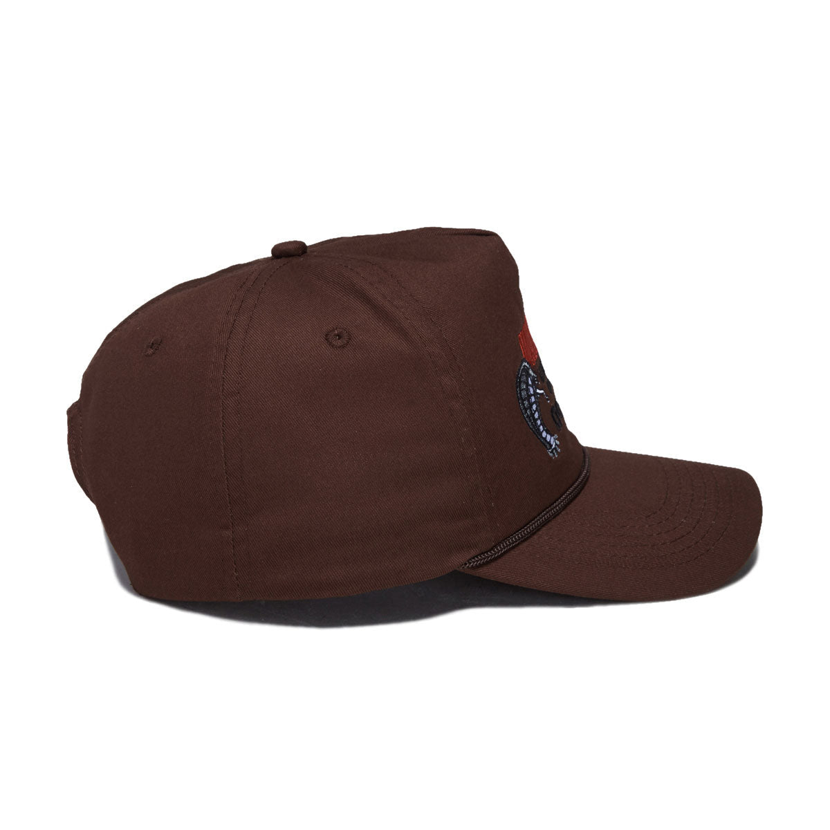 Cobra Dogs Beware Snapback Hat - Brown image 4