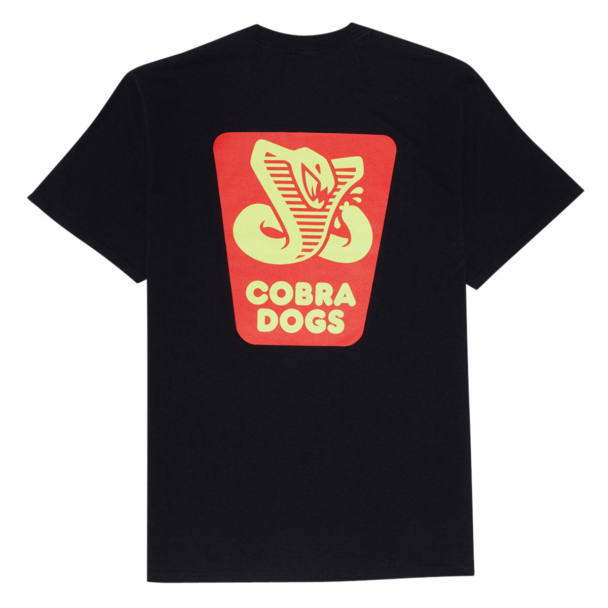 Cobra Dogs Condiment Label T-Shirt - Black image 2