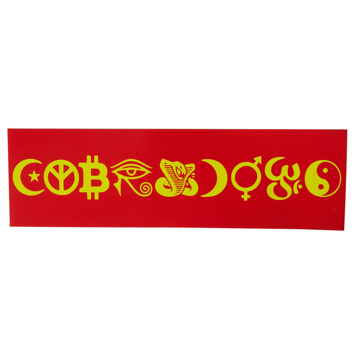 Cobra Dogs Coexist Bumper Sticker - Multi image 1