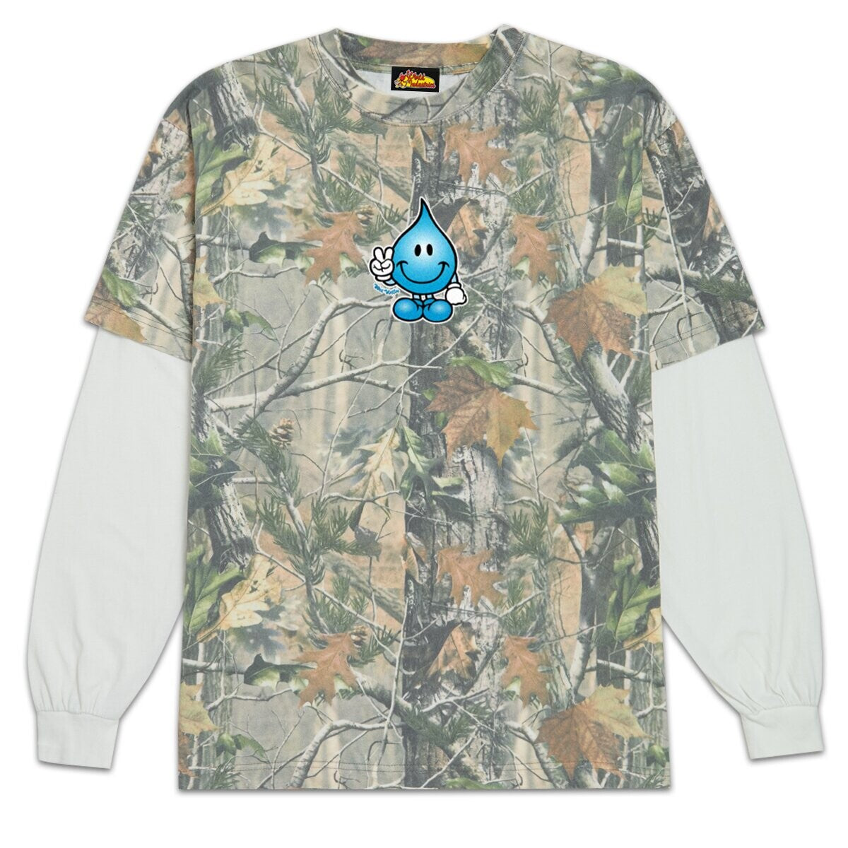 World Industries Classic Wet Willy Layered T-Shirt - Camo/White image 1