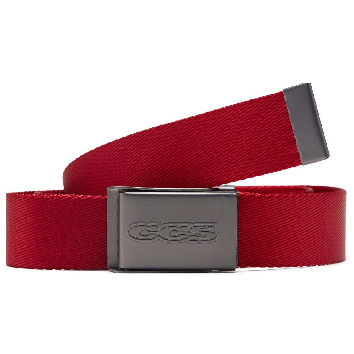 CCS Gunmetal 96 Logo Web Belt - Red image 1