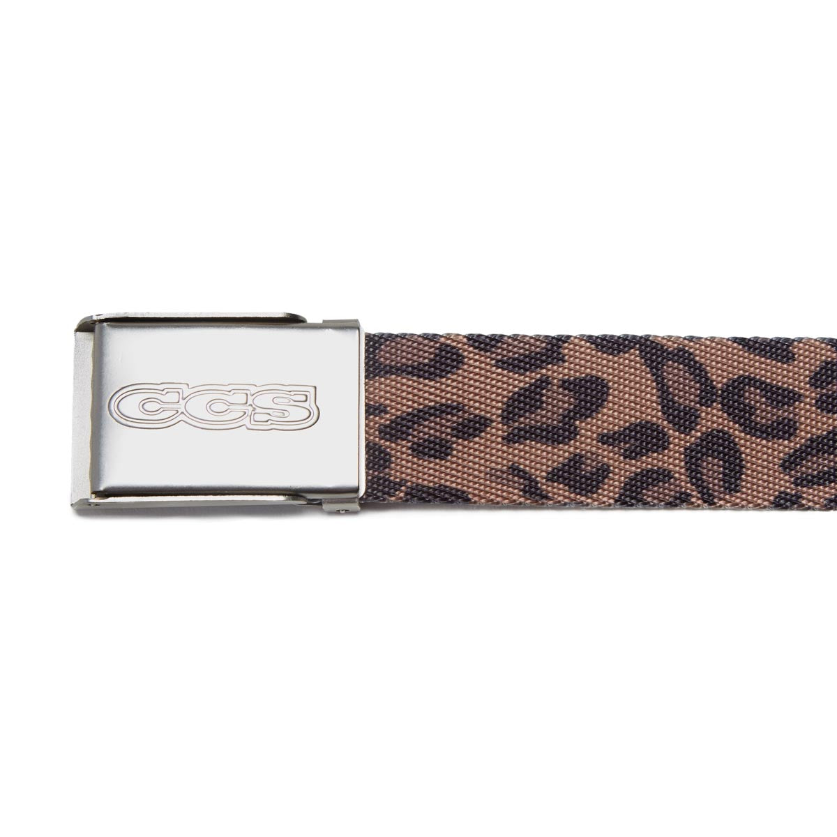 CCS Silver 96 Logo Web Belt - Leopard image 3