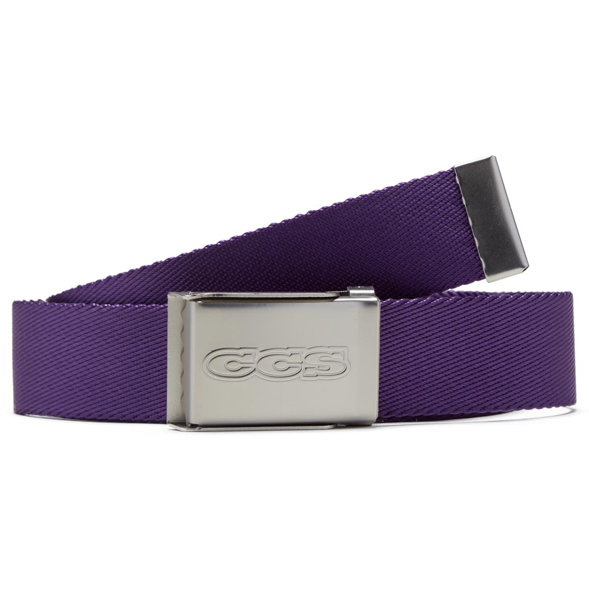 CCS Silver 96 Logo Web Belt - Purple image 1