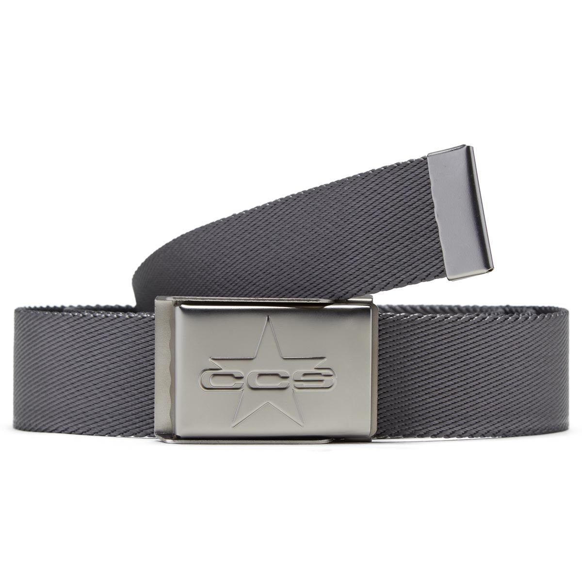 CCS Silver 97 Star Web Belt - Grey image 1