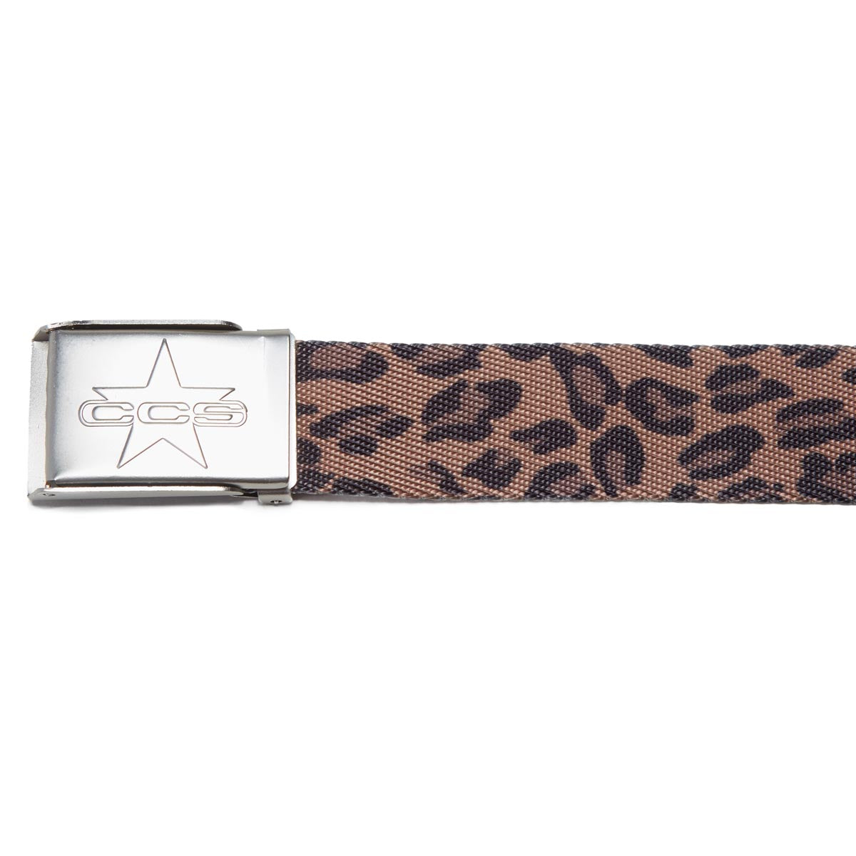 CCS Silver 97 Star Web Belt - Leopard image 3