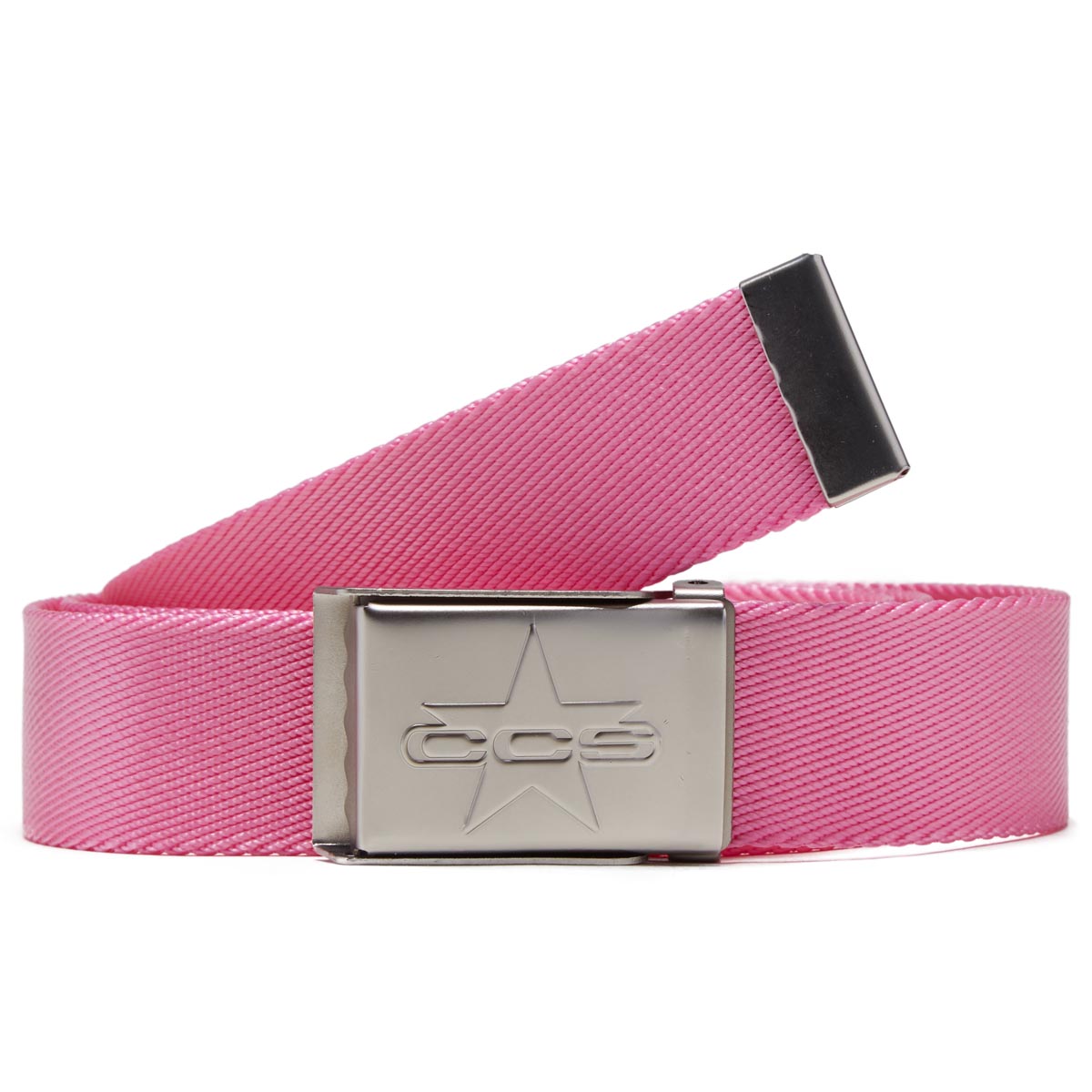 CCS Silver 97 Star Web Belt - Pink image 1