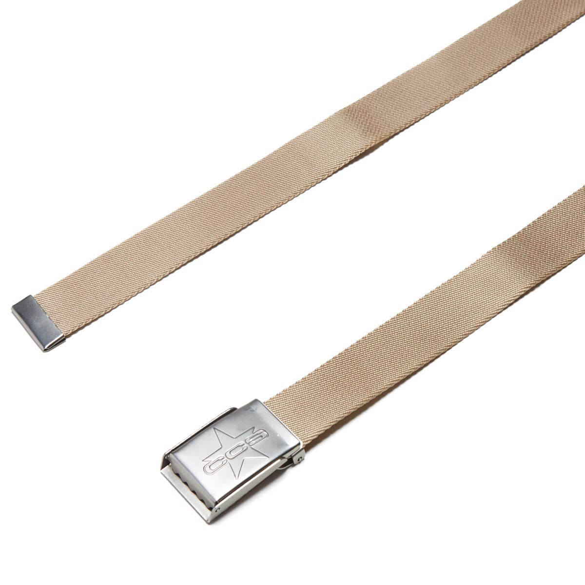 CCS Silver 97 Star Web Belt -  Tan image 2