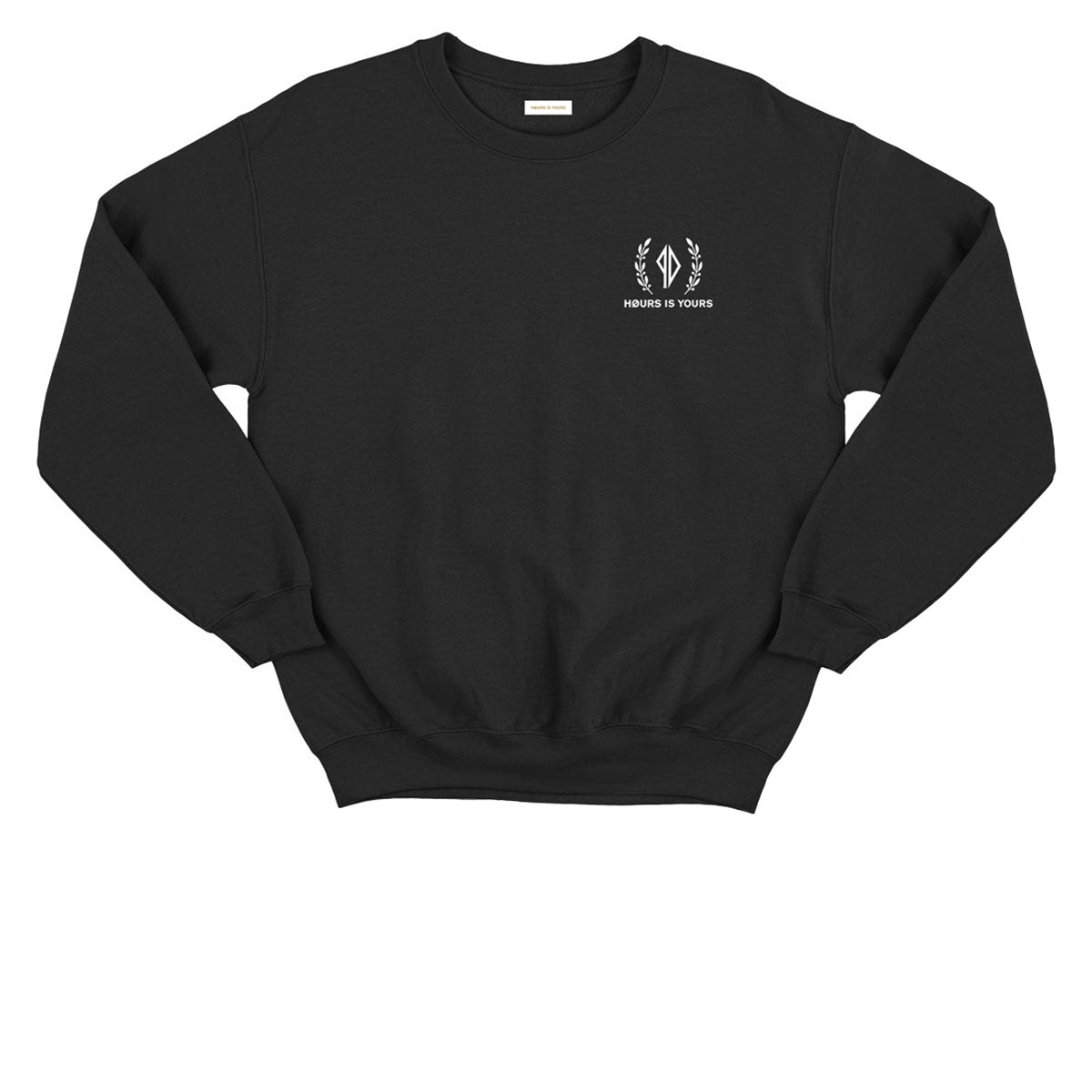 Hours Is Yours PD Crewneck Sweatshirt - Black image 1