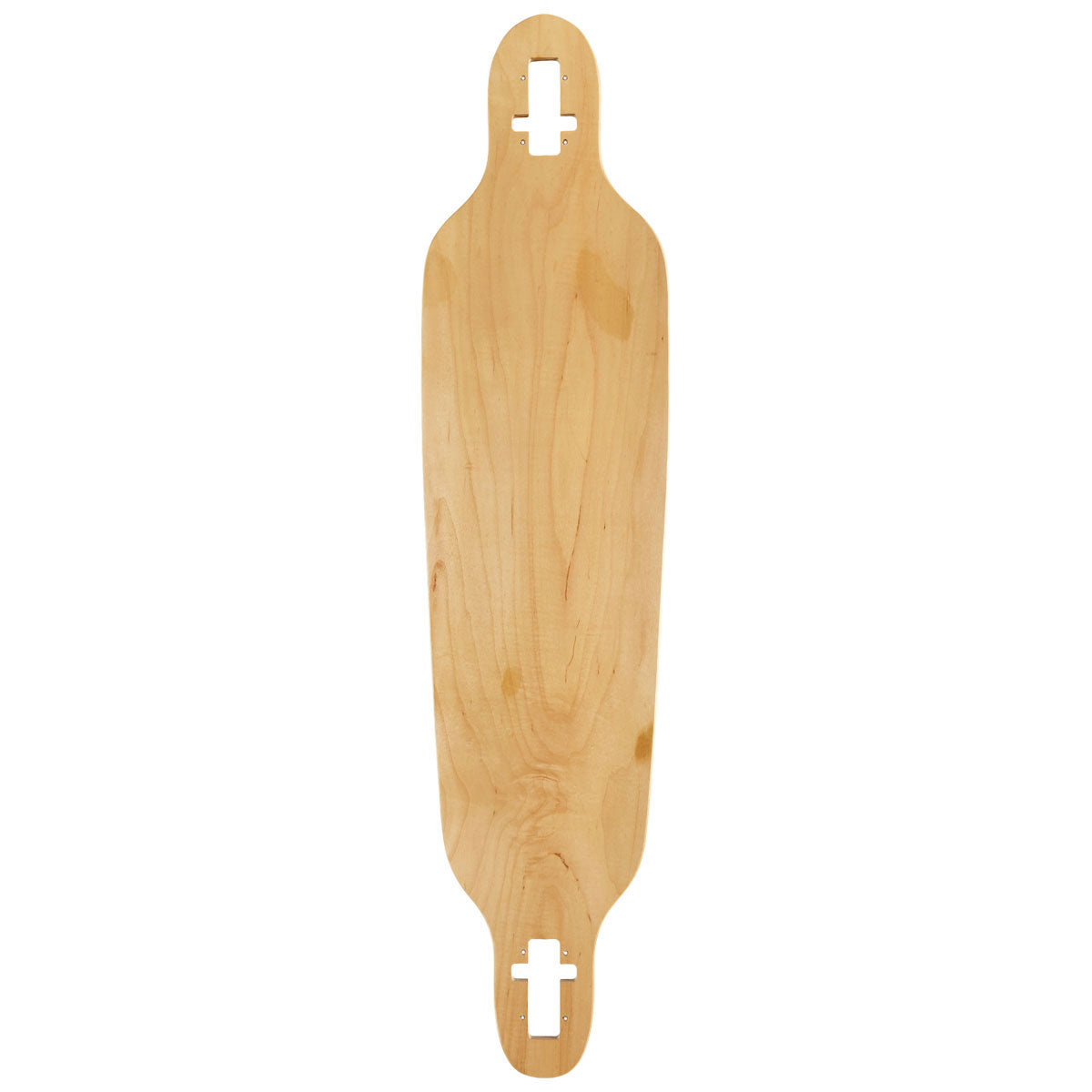 Daddies Race Car Drop Thru Longboard Deck - Silver Foil/Red image 2