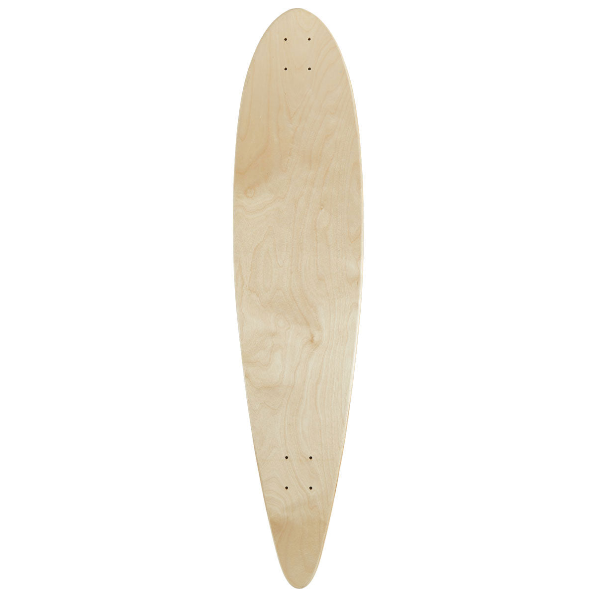 Daddies Race Car Pintail Longboard Deck - Silver Foil/Red image 2