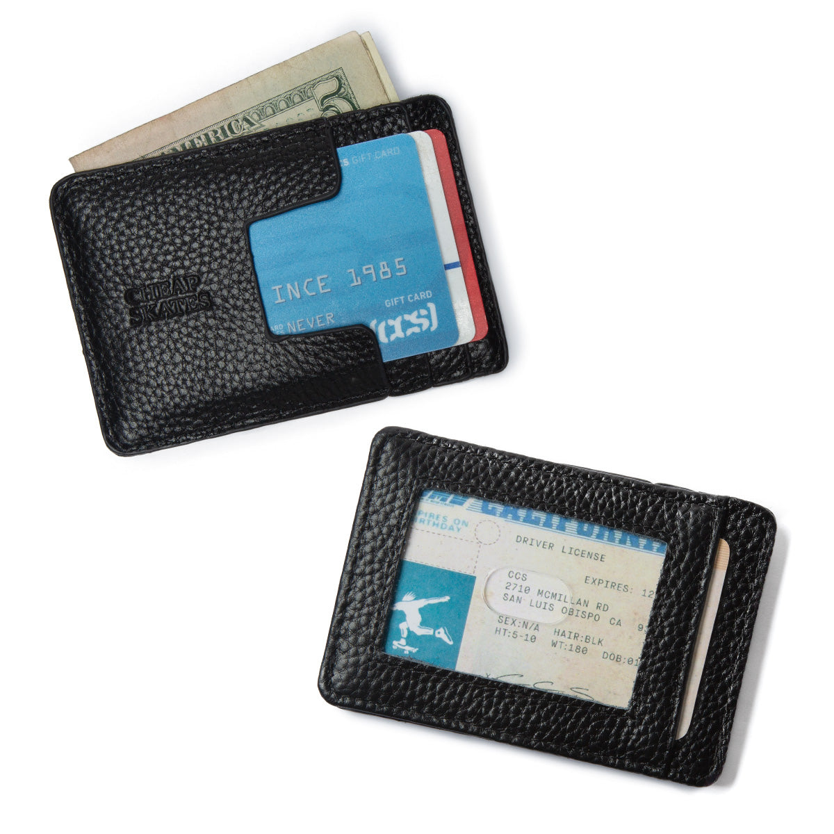 CCS Cheap Skates Cardholder Wallet - Black image 4