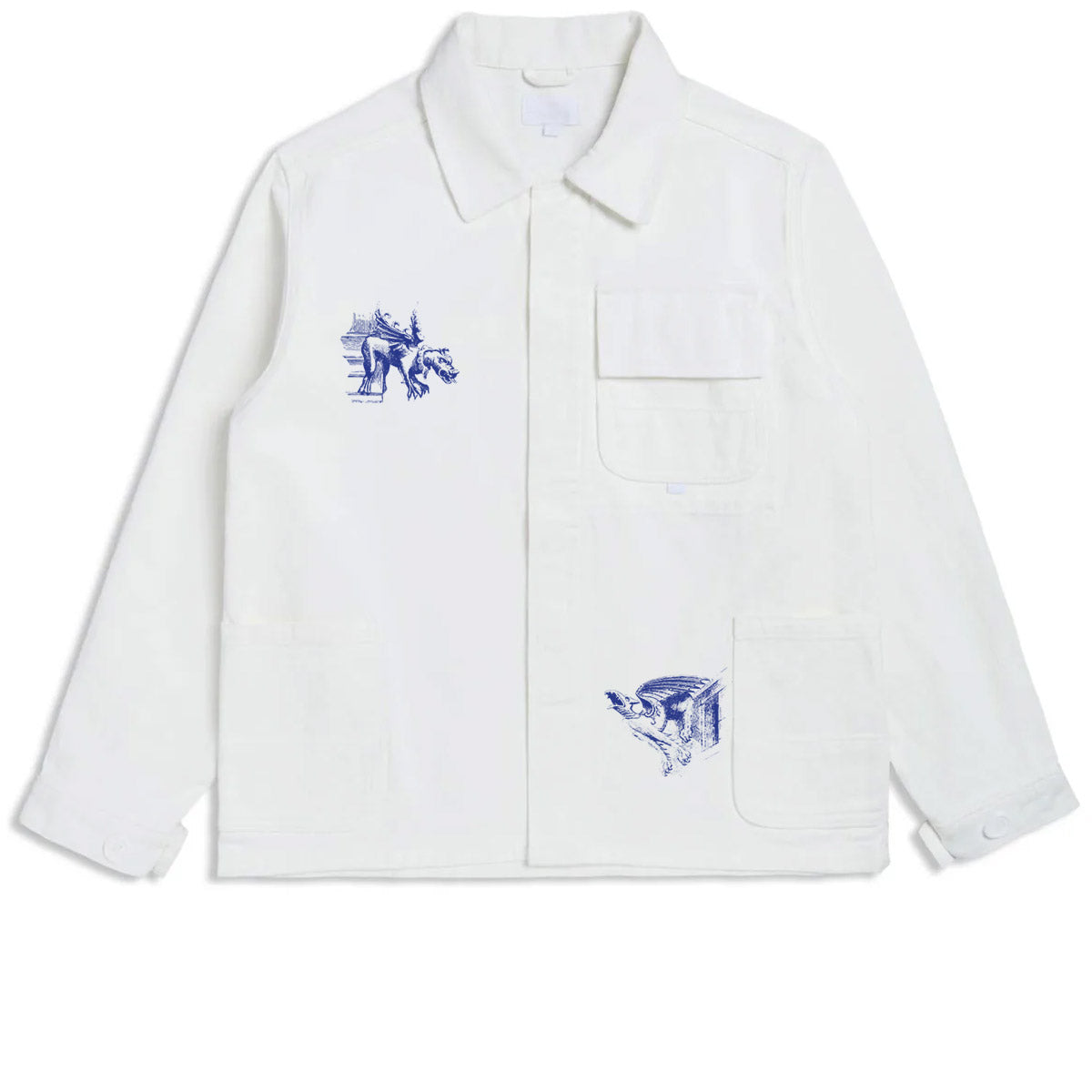 CCS Cathedral French Chore Coat - White - MD image 1