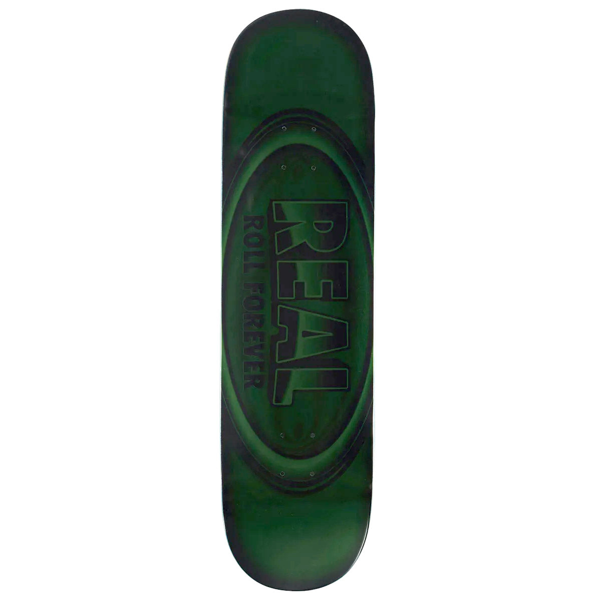 Real DBX Oval Team Skateboard Deck - Green - 8.50
