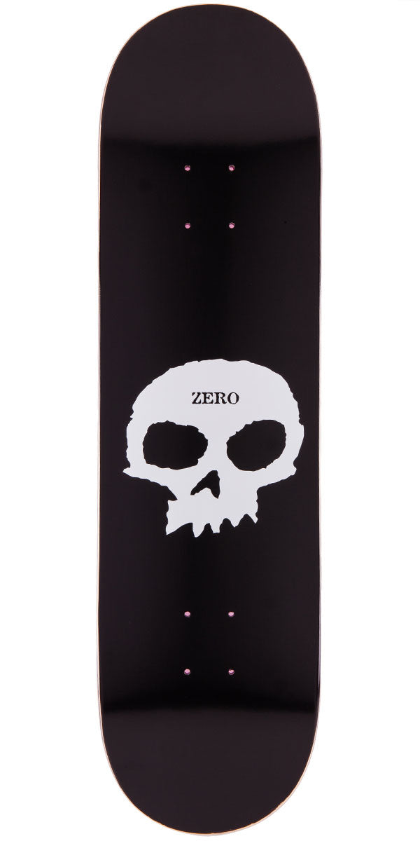 Zero Single Skull Skateboard Deck - 8.00