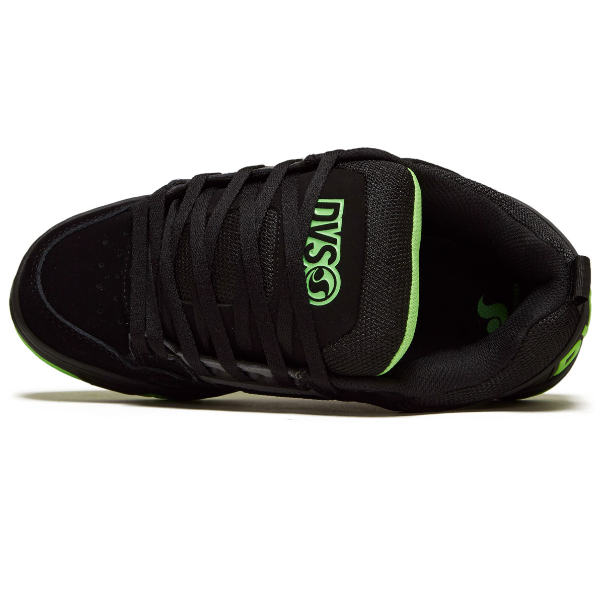 DVS Comanche Shoes - Black/Charcoal/Lime Nubuck image 3