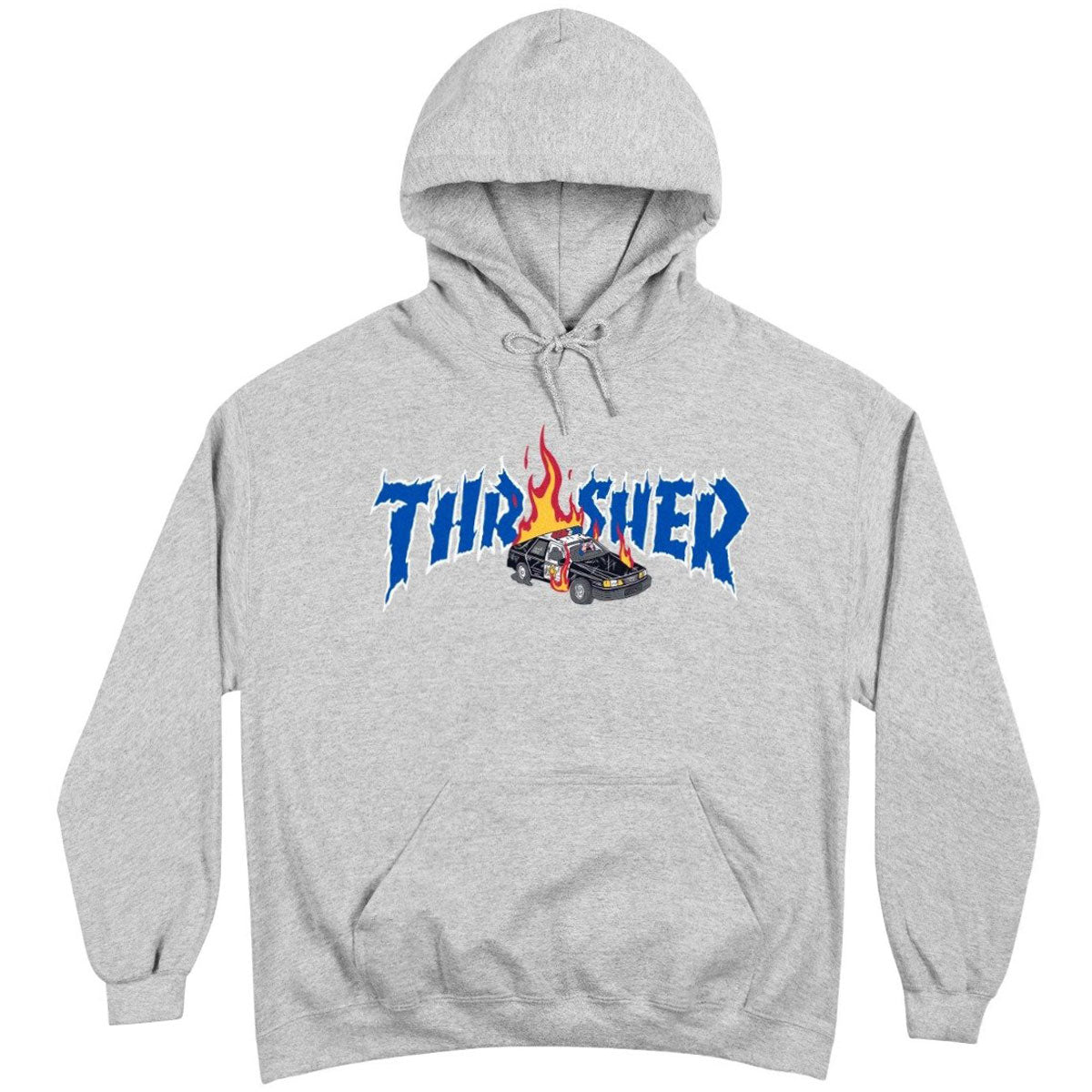 Thrasher Cop Car Hoodie - Grey image 1