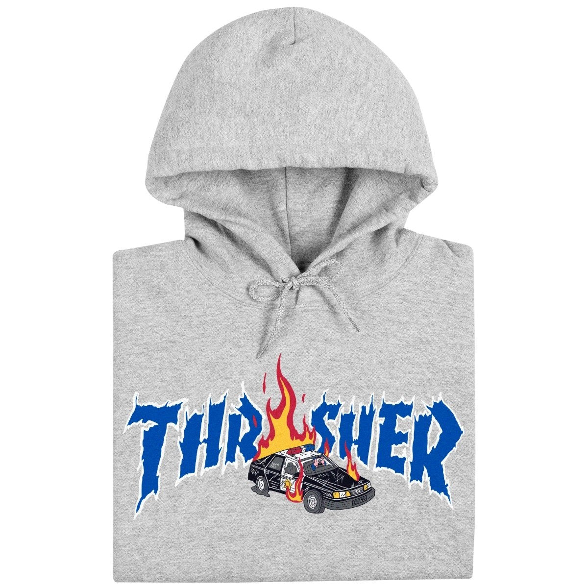 Thrasher Cop Car Hoodie - Grey image 2