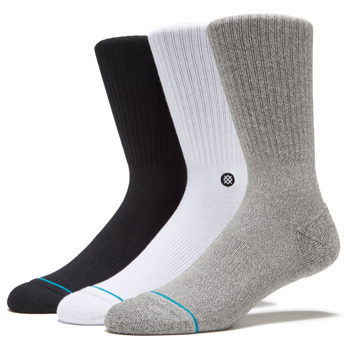 Stance Icon 3 Pack Socks - Multi image 1